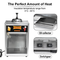 Incubateur à nachos, frites, chips de pommes de terre, chauffe-plat électrique en acier inoxydable, contrôle de la température avec chauffe-fromage, fabrication sur mesure