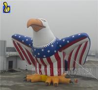 Ballon de pygargue à tête blanche gonflable géant à bon prix pour le jour de l'indépendance/fête nationale