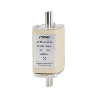 Fusible à lame VOZWEI NT00-M-10-N monopolaire AC 800V 2A 4A 6A 10A 16A 20A 25A 32A 35A 40A 63A 80A 100A 125A 50kA 100kA