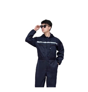 Primavera Outono Trabalho para Adultos Respirável Secagem Rápida Poliéster Algodão Uniforme Workwear Overallsone-corpo Roupa De Trabalho - Product Image 1