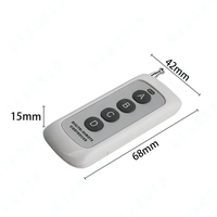 Control Remoto Inalámbrico Universal a Prueba de Agua para Puerta de Garaje, Alcance de 1000M, 1, 2, 4, 8 Botones, Código 1527, Transmisor de Relé RF, Material ABS