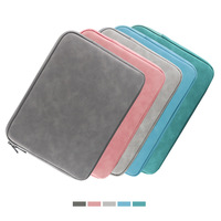 Sac pour ordinateur portable en cuir PU de 11, 13,3, 14, 15,6 pouces, étui pour tablette, pochette de rangement, sacs pour ordinateur, housse pour ordinateur portable imperméable