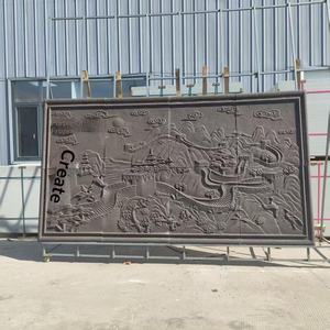 Placa Decorativa de Espuma EPS de Alta Densidad con Relieve de Flores, Estilo Chino Moderno, para Pared Exterior de Villa, Pintura Decorativa, China Continental - Product Image 4