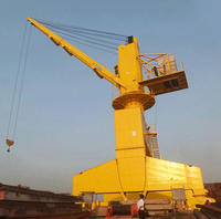 Grue de pont durable avec une performance lisse adaptée au levage de cargaison de port de navire