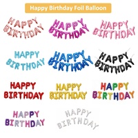 Ballons en aluminium Mylar épais de 16 pouces pour la décoration de fête sur le thème des anniversaires, fournitures en gros