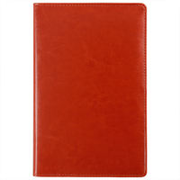 Carnet de notes en cuir de luxe A5 avec couverture personnalisée, porte-documents de bureau
