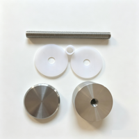 Entretoise de fixation en acier inoxydable de qualité architecturale pour verre, résistante aux intempéries, pour garde-corps en verre sans cadre