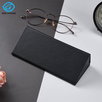 Étui à lunettes en gros fait main, boîte à lunettes pliable magnétique, emballage pour lunettes de soleil