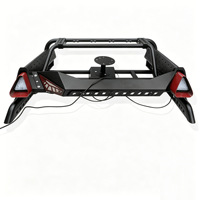 Barre de protection de benne pour Hilux, en acier carbone renforcé, cadre anti-basculement robuste, noir, installation sans perçage, OEM