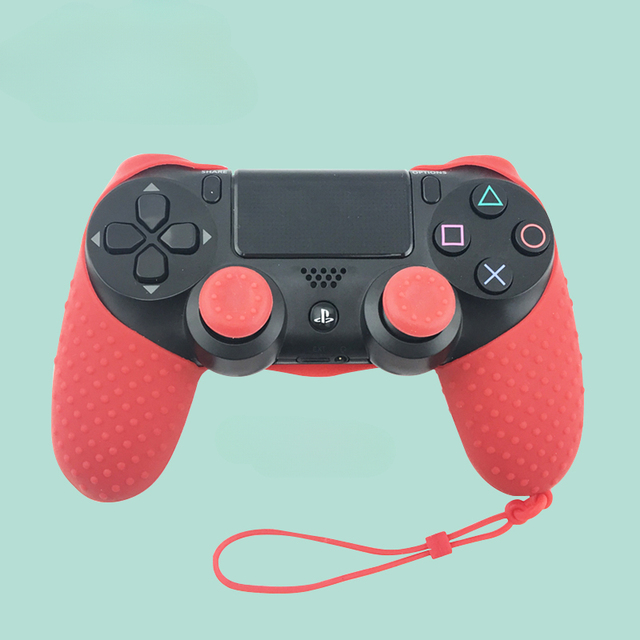 New trend data frog solid Color silicone rubber cases skin for ps4 pro slim controller proctective grip Cover for playStation 4