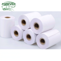 Gulungan Kertas Thermal Berkualitas Tinggi 57x30 80x80mm untuk Printer Struk POS, Mesin Kasir, Tiket, Perlengkapan Kantor, Grosir