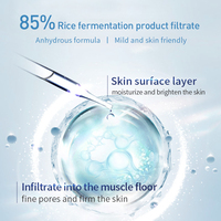 Sérum Visage Réducteur de Pores à l'Acide Lactobionique, Niacinamide Hydratant, Éclaircissant, Anti-âge, Essence Exfoliante, OEM