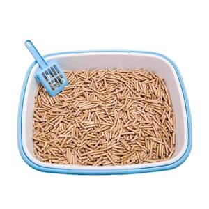 Üst satıcı doğal karbon çam ahşap biyobozunur Kitty kedi kumu kum fabrika Pet ürünleri çam kedi kumu - Product Image 4