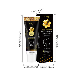 Pasta de dientes con veneno de abeja, limpieza profunda de manchas y sarro, olor a boca, aliento fresco, pasta de dientes blanqueadora - Product Image 1
