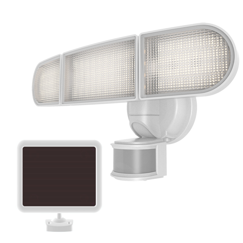 Водонепроницаемый уличный Темный Профессиональный солнечный датчик движения с теплым светом, ip65, 1800 люмен