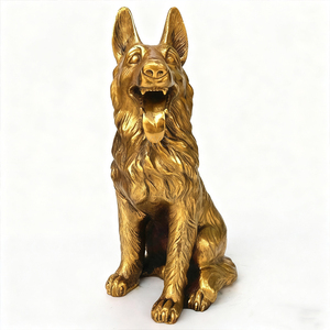 Statue di bronzo di alta qualità 3D Cast di lupi e bambini per la decorazione domestica e regali personalizzati - Product Image 6