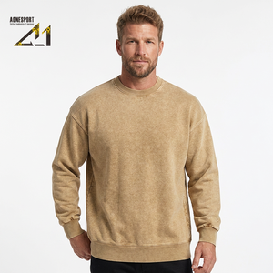 เสื้อสเวตเชิ้ตคอกลมผ้าฝ้ายบาติกเนื้อหนัก 450gsm 100% สำหรับผู้ชาย |   เสื้อพูลโอเวอร์ผ้าเฟรนช์เทอร์รี่เส้นด้ายคู่ขนาดใหญ่พิเศษ |   รับผลิตโลโก้ตามสั่ง - Product Image 6