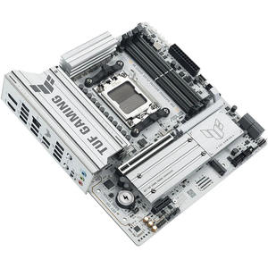 Motherboard TUF GAMING B850M-PLUS WIFI7 W AMD B850 MATX, 14+<span class=keywords><strong>2</strong></span>+1 80A DrMOS Power Stages, DDR5, PCIe 5.0, Tiga Slot <span class=keywords><strong>M</strong></span>.<span class=keywords><strong>2</strong></span>, WiFi 7 - Product Image 3