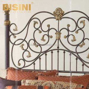 <span class=keywords><strong>Lit</strong></span> de princesse, canopée, meuble de chambre à coucher, style européen, luxueux, en fonte, couleur cuivre et Bronze - Product Image 5