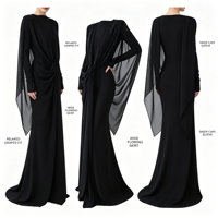 Robes d'été noires pour femmes : décontractées, à manches longues, maxi et légères, parfaites pour la plage et le quotidien