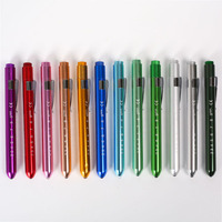 Torche de stylo médical de médecin Torche de stylo médical de docteur réutilisable Lumière blanche optique LED Lampe-stylo Lumière jaune Torche de stylo médical