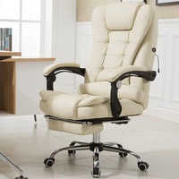Chaise de bureau de direction inclinable à dossier haut en cuir épais, très populaire, pour la pause et le travail quotidiens des managers