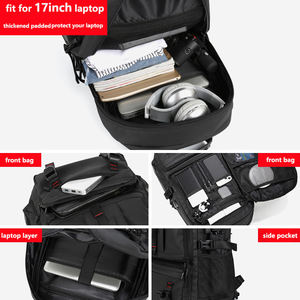 80L Extra Large Travel Backpack USB Port Waterproof Expandable <strong>Flight</strong> Pack with Shoe Compartment <strong>Men</strong> Hiking Pack for Camping - Product Image 5