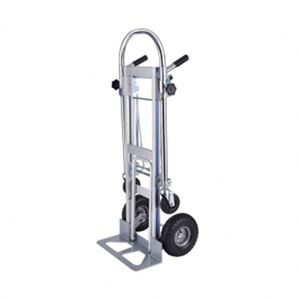 Seyahat alışveriş ofis kullanımı için OEM siyah katlanır el kamyon ve <span class=keywords><strong>Dolly</strong></span> 220lb kapasiteli teleskopik kolu arabası - Product Image 4