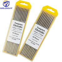 Electrodo de Tungsteno Lantado al 2% WL15 con Punta Azul |   para Soldadura TIG de Acero Inoxidable y Aleaciones |   1.0mm-4.0mm 10 Piezas