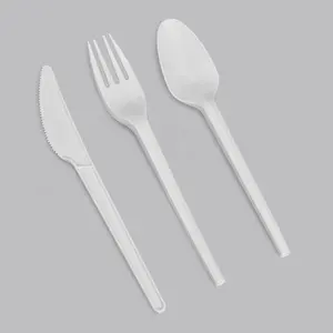 餐厅用一次性pa塑料叉勺和刀