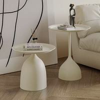Table basse de salon en fer forgé de luxe léger 60x40x27-40x40x27cm pour balcon et chambre à coucher