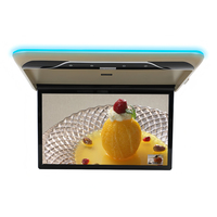 Stereo TV pintar Android Monitor Flip Overhead atap mobil 21.5/22 inci untuk Bluetooth WiFi USB 1080p MP5 Player LCD TFT IPS