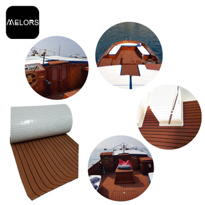 Ladrillos divertidos 98in x 47in de teca barco pisos resistente a los rayos UV cubierta del fabricante - Product Image 1