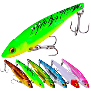 Esca da pesca in metallo da 7-14g con lama in metallo che affonda artificiale esca vibrante a cucchiaio da pesca per pesca con pesca a spigola - Product Image 4