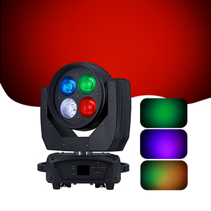 מועדון לילה שלב קישוט <span class=keywords><strong>Dmx</strong></span> אות בקרת 4Pcs 50W Led <span class=keywords><strong>4</strong></span> עיני הזזת ראש אור לשטוף - Product Image 1