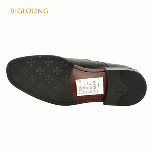 Sepatu Pria Kulit Sapi Hitam Bergaya untuk Pernikahan, Tali Sepatu, Sol Karet, Semua Musim untuk Penggunaan Sehari-hari - Product Image 5