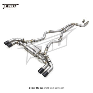 BMW M340i/m340 m440i g20 G22 3.0t 2019-2024 स्टेनलेस स्टील कैटबैक सिस्टम ट्यूनिंग मफलर - Product Image 3