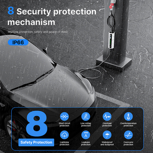 Xách tay EV <span class=keywords><strong>s</strong></span>ạc 11Kw loại 2 ba giai đoạn 10A/16A có thể điều chỉnh cho Tesla mô hình 3/Y/<span class=keywords><strong>S</strong></span>/x - Product Image 2