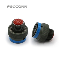 PSCCONN Hochwertiger Industrieller GJB599 Serie II JY27484T10B35SA Luftfahrt-Steckverbinder, 13-poliger Weiblicher Bajonettstecker mit Abschirmung