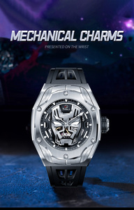 1Customized Luxury Stainless Steel Miyota <b>Automatic</b> Mechanical Water Resistant <b>Chronograph</b> Men's Watch Pointer Dial 20mm Band - Product Image 4