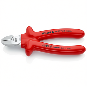 คีมตัดข้าง Knipex รุ่น 70 07 160 แบบหุ้มฉนวน 1000 โวลต์ มาตรฐาน IEC 60900 ผลิตในเยอรมนี - Product Image 1