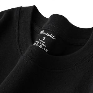 Camiseta Unisex Negra y Blanca 100% Algodón, Talla S, Transpirable, Diseño Simple, Estampada, Ropa Casual - Product Image 5