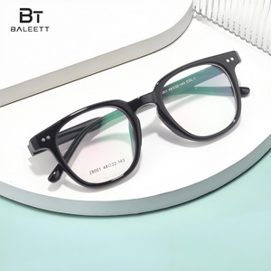 กรอบแว่นตา Ultralight TR90 ทรงวงรีเต็มกรอบ เลนส์เรซิ่นใส รุ่น Unisex 28001 ดีไซน์ Danyang Camellia - Product Image 2