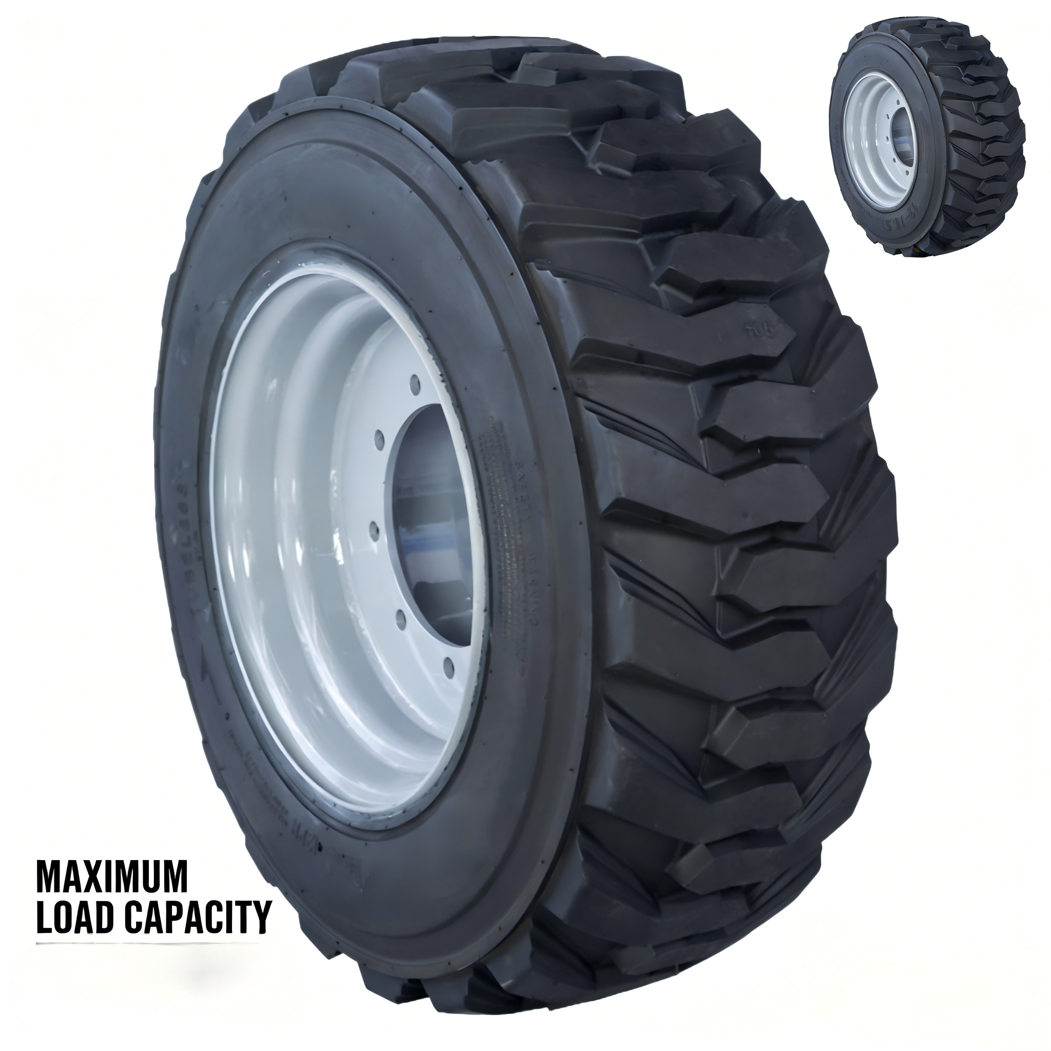 Complete Wheel Assembly with Tire Rim and Foam Filled 305-546 12-22.5 for Genie RT Series Lift