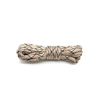 Terrazoom DL-012 Corde Paracord Tressée Multifonctionnelle en Nylon 4mm, 550 lb, 3m, pour Tentes et Cordes de Tension, DIY, Extérieur, Robuste, Sept Brins