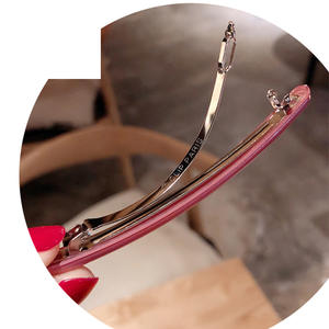 Épingle à <span class=keywords><strong>cheveux</strong></span> à queue de cheval, en résine métallique, en plastique, pour femme, 50 pièces, accessoires, <span class=keywords><strong>barrette</strong></span> - Product Image 2