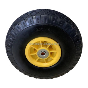 Pneus <span class=keywords><strong>de</strong></span> brouette/caoutchouc solide anti-crevaison en mousse PU/FREE FLAT 300-4 roues <span class=keywords><strong>de</strong></span> chariot <span class=keywords><strong>de</strong></span> <span class=keywords><strong>roue</strong></span> <span class=keywords><strong>de</strong></span> <span class=keywords><strong>secours</strong></span> - Product Image 2