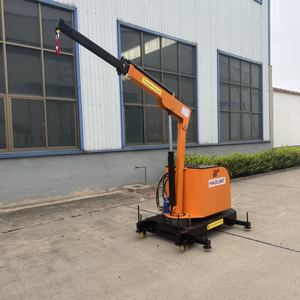 Nouveau entièrement électrique 1 tonne 2 tonnes grue hydraulique ménage Mobile manutention câble levage palan 380v grue levage palan - Product Image 6