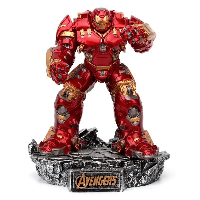 Avengers 3 demir adam anti-hulk zırh MK44 model seti reçine biblo Marvel eylem heykelcik