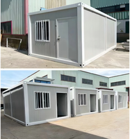 Kits de maisons modulaires en acier pour le stockage mobile - Maisons préfabriquées détachables, bureau à domicile, mini-maison, design moderne et écologique pour hôtel